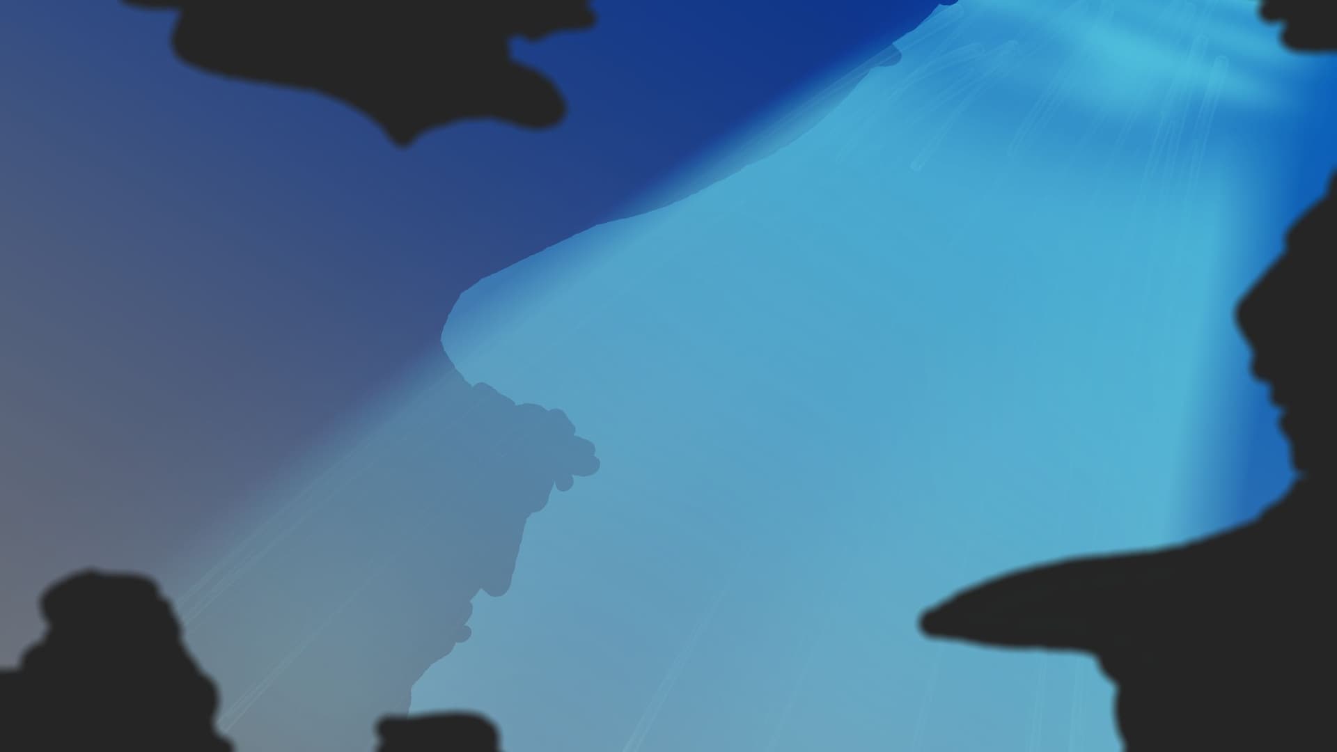 Underwater cave